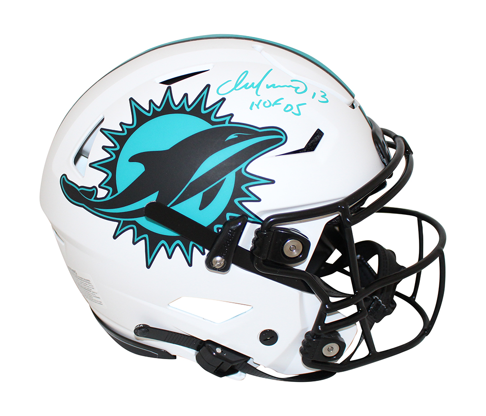 Dan Marino Signed Dolphins Authentic Lunar Speed Flex Helmet HOF BAS 32054