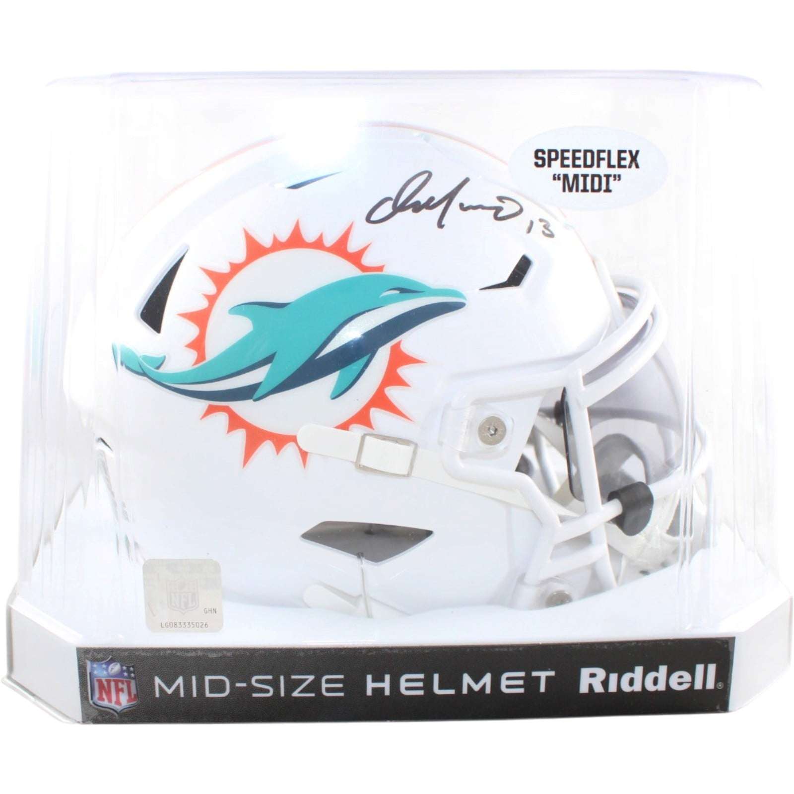 Dan Marino Autographed Miami Dolphins Helmet Mid-Size Midi Becket Witness 58825 6 Dan Marino Autographed Miami Dolphins Helmet Mid-Size Midi Becket Witness 58825