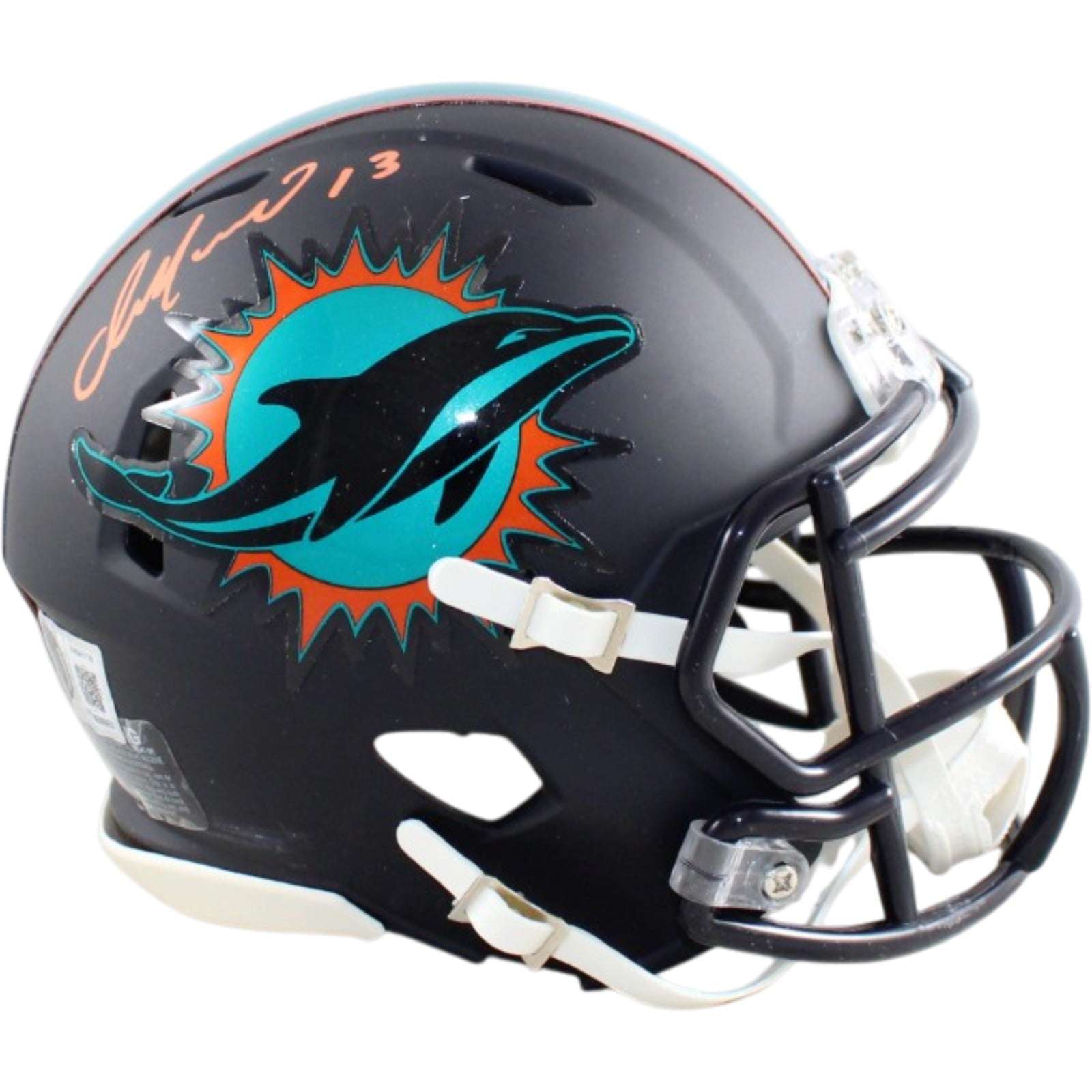 Dan Marino Autographed/Signed Miami Dolphins Helmet Mini Rival Becket WIT 58810