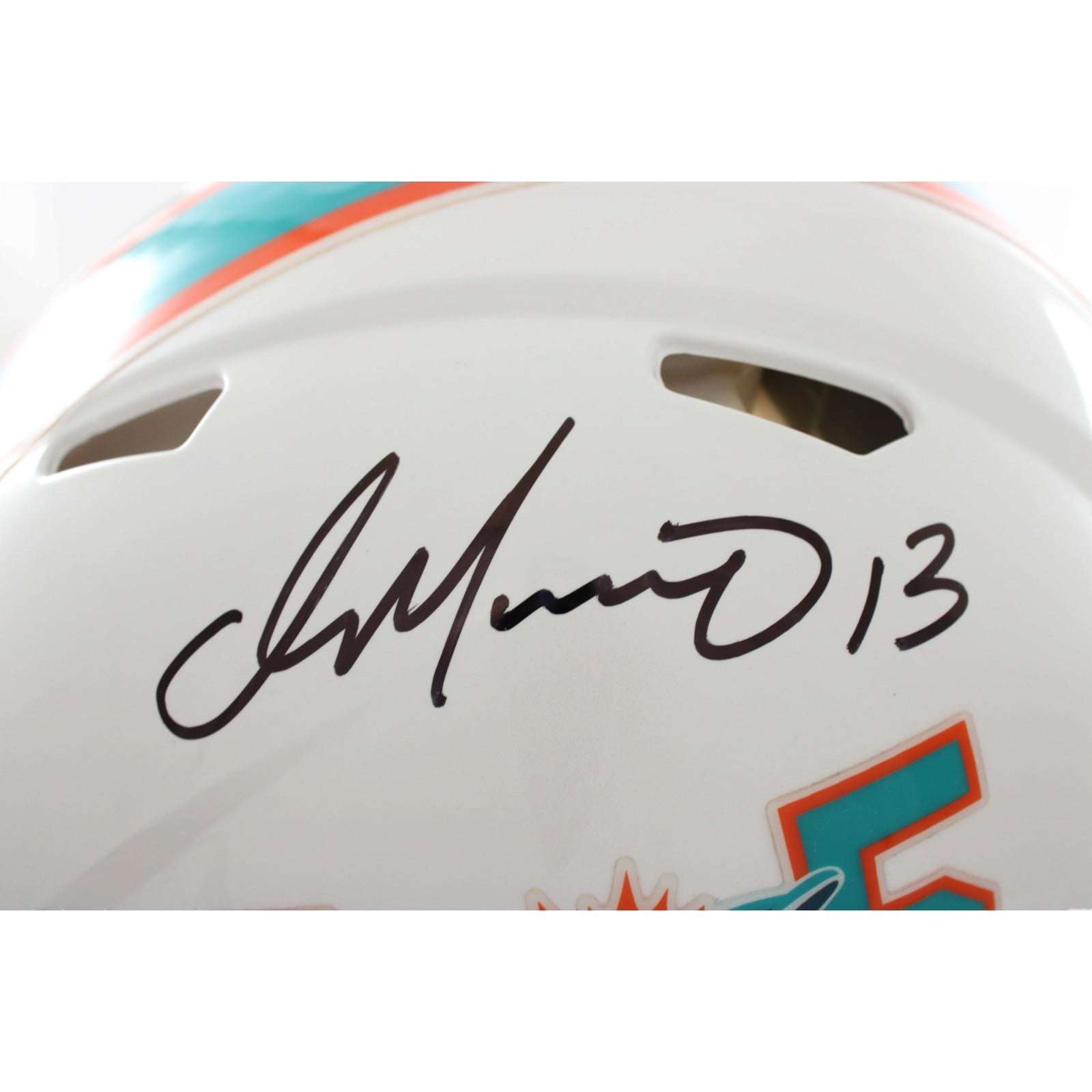 Dan Marino Autographed/Signed Miami Dolphins Helmet Proline 305 Becket WIT 58834 2 Dan Marino Autographed/Signed Miami Dolphins Helmet Proline 305 Becket WIT 58834