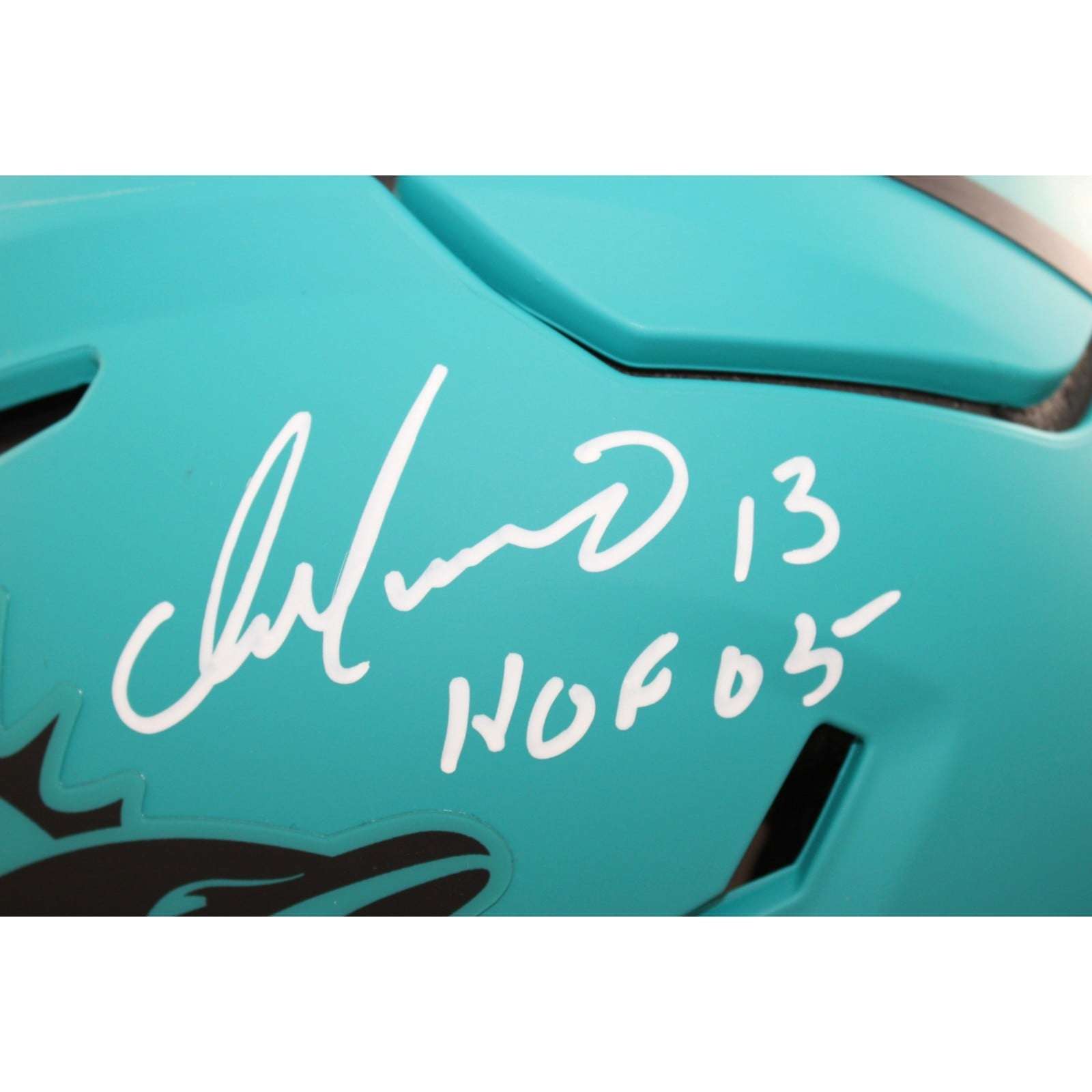 Dan Marino Autographed Miami Dolphins Helmet Speedflex Rave HOF Becket WIT 58831