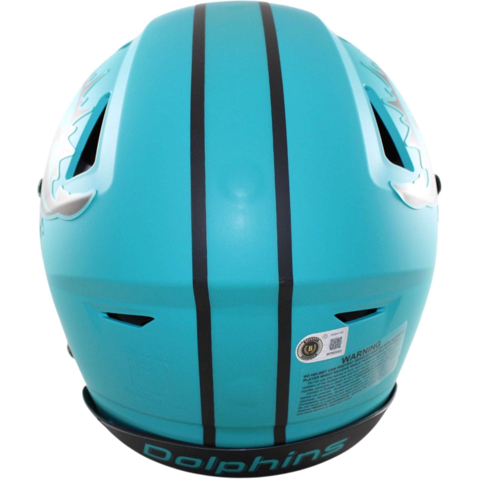 Dan Marino Autographed Miami Dolphins Helmet Speedflex Rave HOF Becket WIT 58831 3 Dan Marino Autographed Miami Dolphins Helmet Speedflex Rave HOF Becket WIT 58831