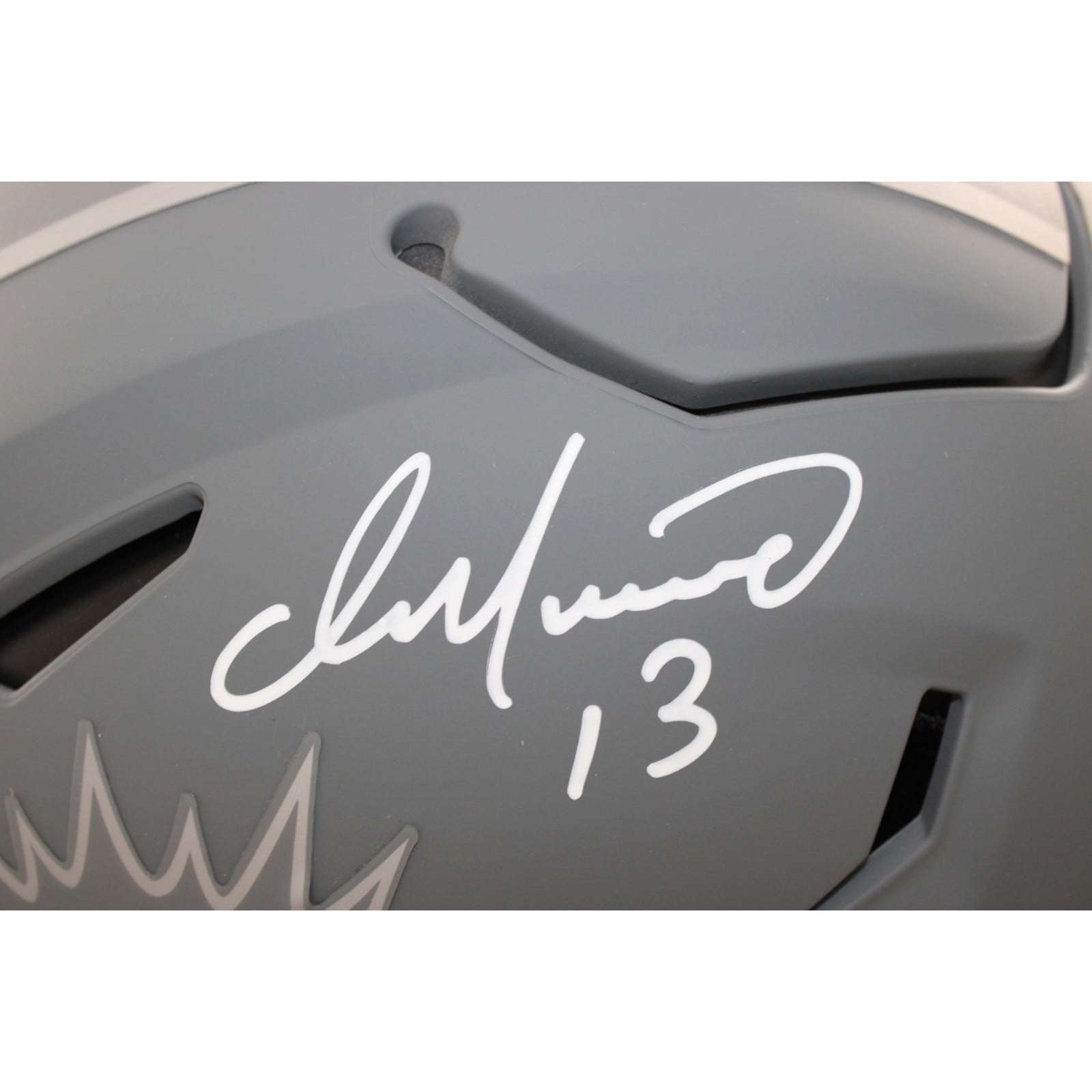 Dan Marino Autographed Miami Dolphins Helmet Speedflex Slate Becket WIT 58824 2 Dan Marino Autographed Miami Dolphins Helmet Speedflex Slate Becket WIT 58824