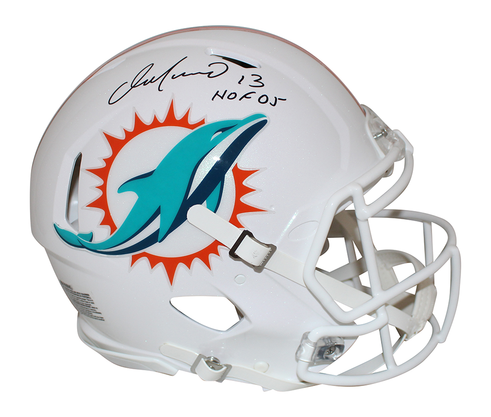 Dan Marino Autographed Miami Dolphins Authentic Speed Helmet HOF BAS 32055