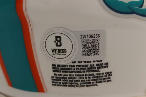 Dan Marino Autographed Miami Dolphins Mini Helmet Beckett 46450