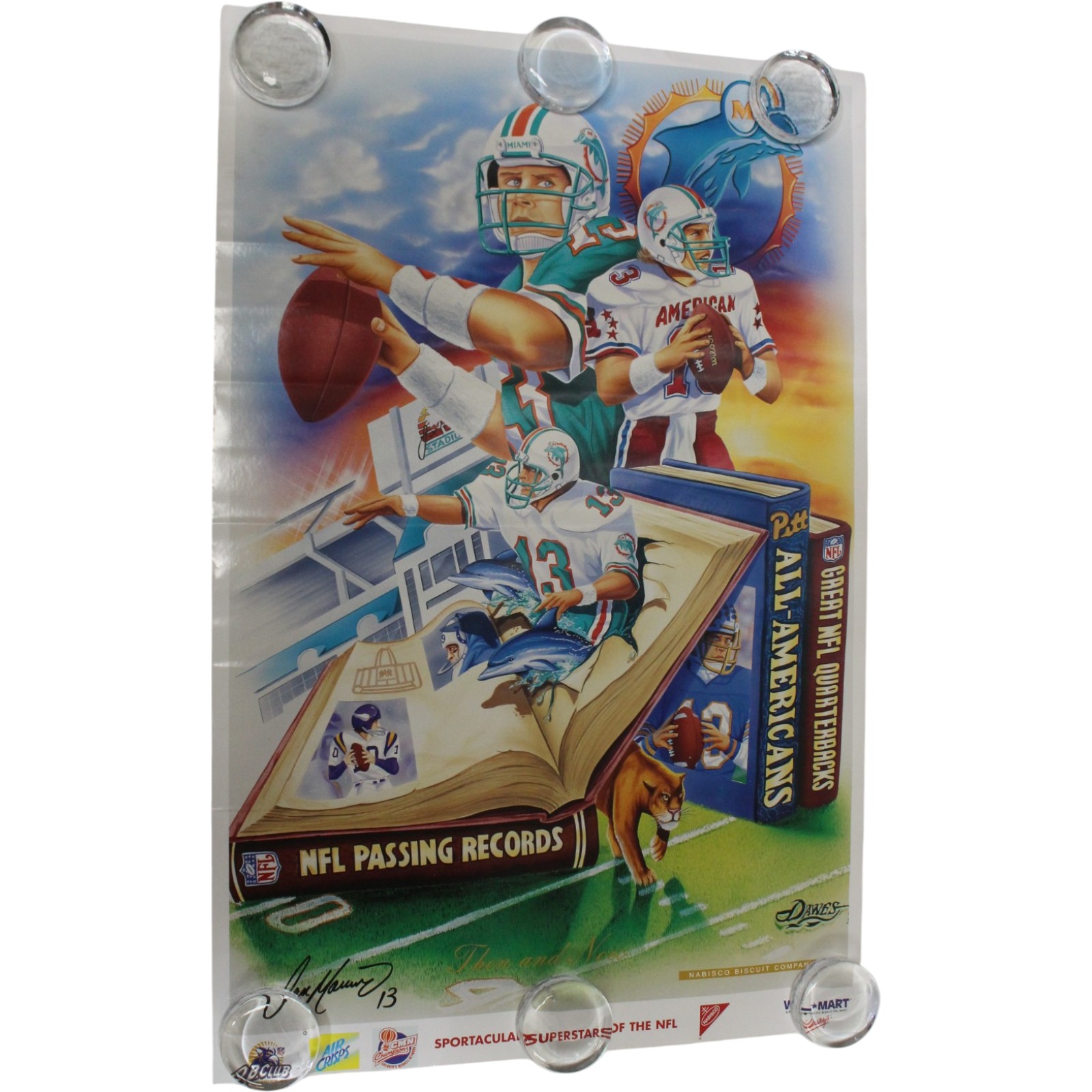 Dan Marino Miami Dolphins 20x30 Poster Then and Now Collage 57560 1 Dan Marino Miami Dolphins 20x30 Poster Then and Now Collage 57560