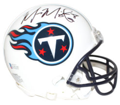 Marcus Mariota Autographed Tennessee Titans Mini Helmet BAS 24587