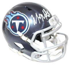 Marcus Mariota Autographed Tennessee Titans Speed Mini Helmet JSA 24588
