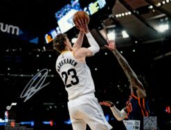 Lauri Markkanen Autographed/Signed Utah Jazz 8x10 Photo Fanatics 54416