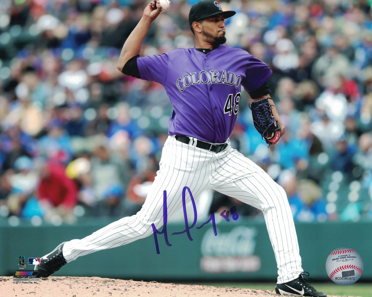 German Marquez Autographed/Signed Colorado Rockies 8x10 Photo 28567 PF