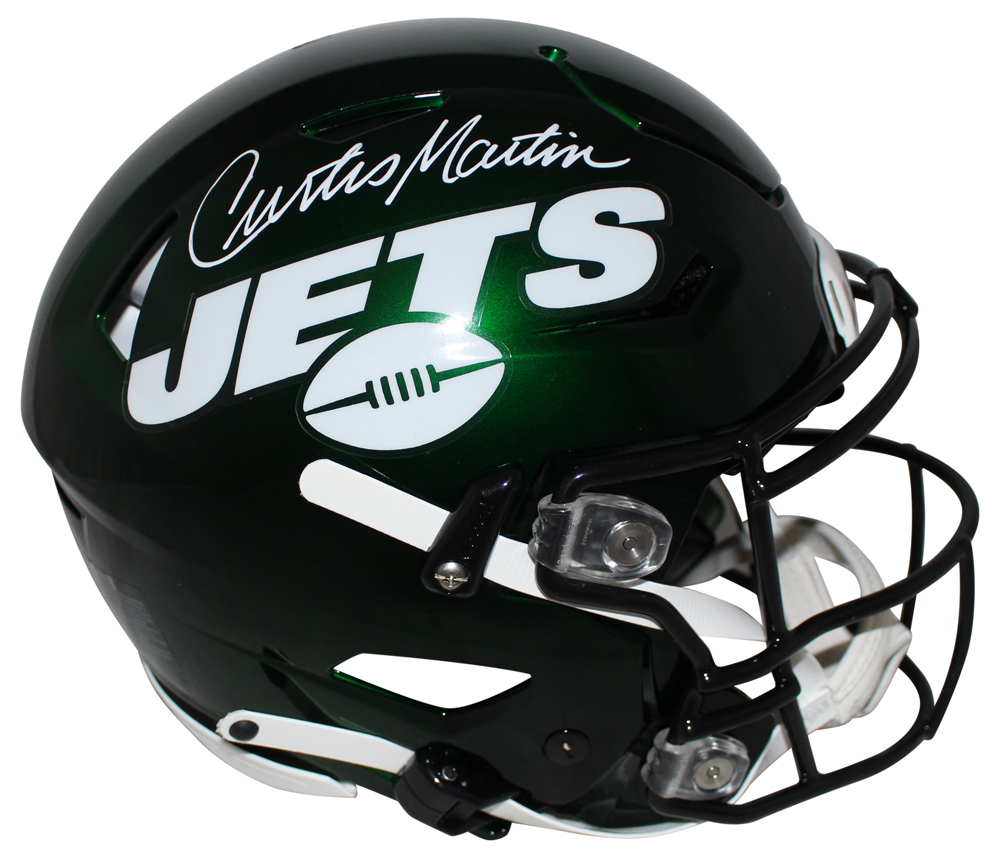 Curtis Martin Autographed New York Jets Authentic Speed Flex Helmet PSA
