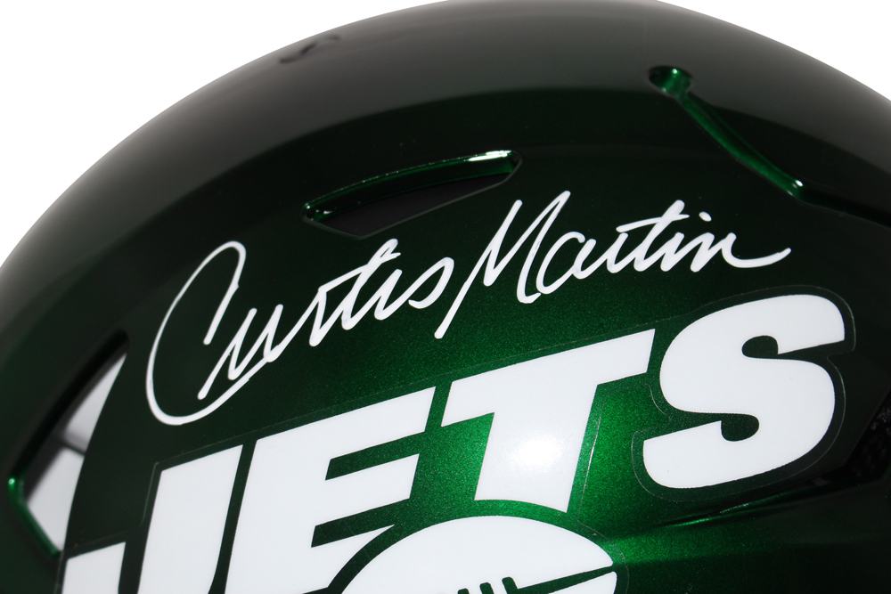 Curtis Martin Autographed New York Jets Authentic Speed Flex Helmet PSA