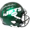 Curtis Martin Autographed New York Jets Authentic Speed Helmet HOF JSA 25558