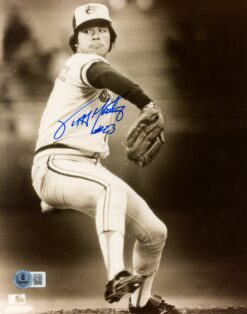 Tippy Martinez Autographed/Signed Baltimore Orioles 8x10 Photo Beckett 57360