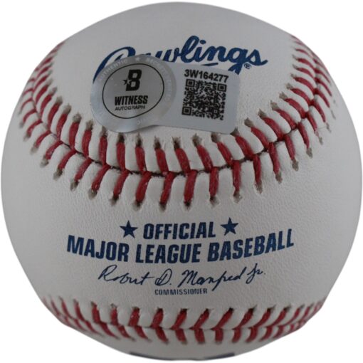 Edgar Martinez Autographed Seattle Mariners OML Baseball HOF Beckett 51577