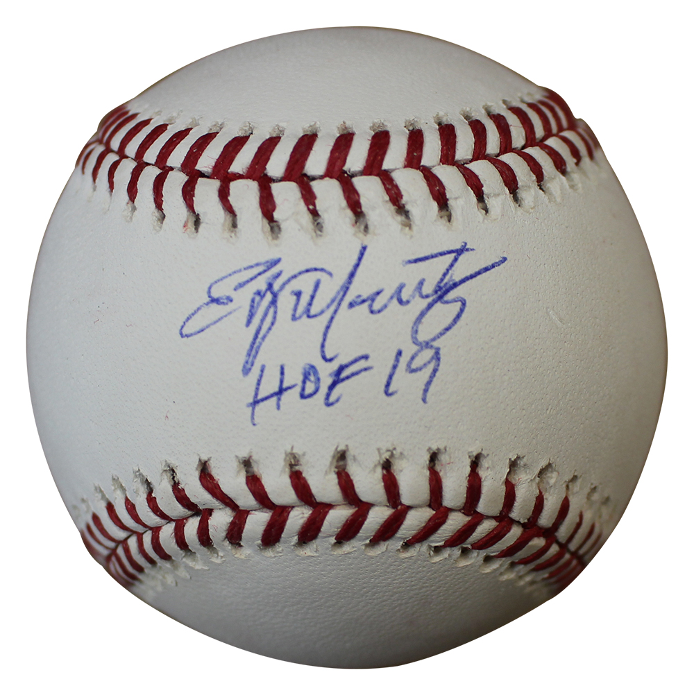 Edgar Martinez Autographed/Signed Seattle Mariners OML Baseball HOF JSA 11836