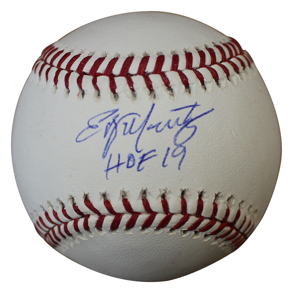 Edgar Martinez Autographed/Signed Seattle Mariners OML Baseball HOF JSA  11836