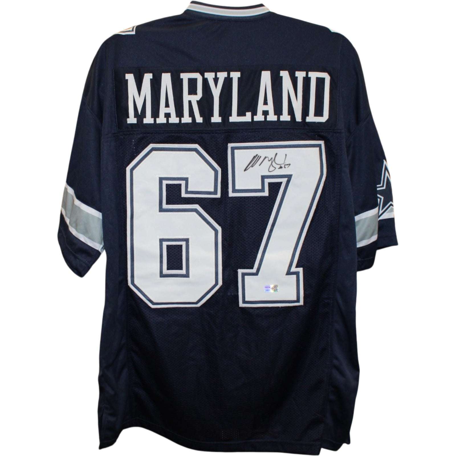 Russell Maryland Signed Pro Style Jersey Blue Size XL Tristar Productions 58756 1 Russell Maryland Signed Pro Style Jersey Blue Size XL Tristar Productions 58756