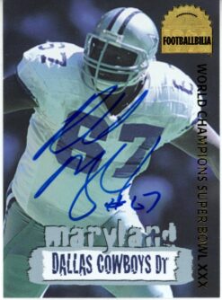 Russell Maryland Autographed Dallas Cowboys Collector's Edge #DCA-17 Card 55979