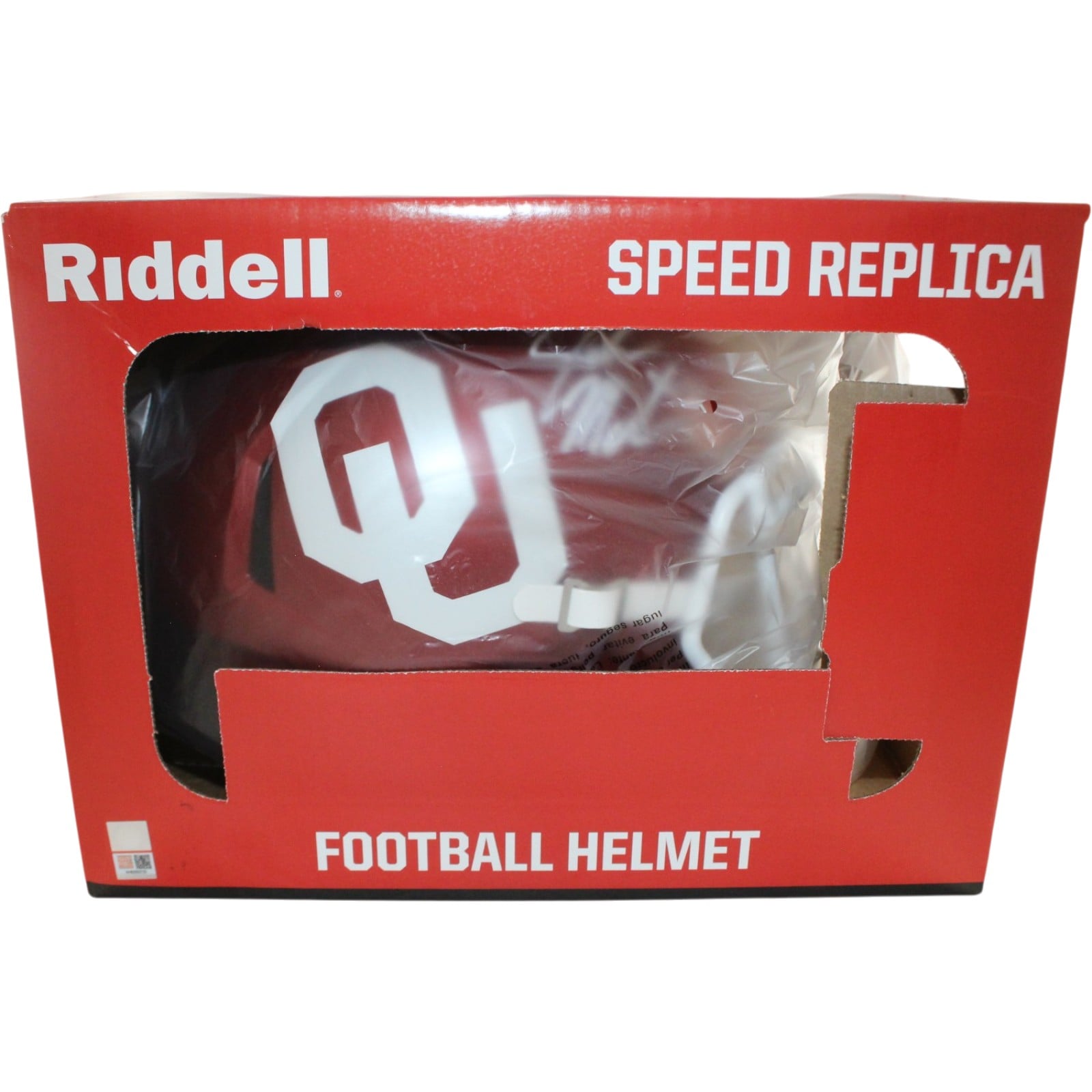 John Mateer Autographed Oklahoma Sooners Replica Helmet Beckett WIT 58314 6 John Mateer Autographed Oklahoma Sooners Replica Helmet Beckett WIT 58314