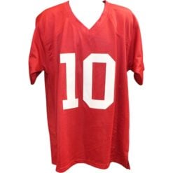 John Mateer Autographed/Signed Oklahoma Sooners Jersey Red Beckett Witness 58316