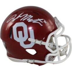 John Mateer Autographed Oklahoma Sooners  Mini Helmet Beckett WIT 58311