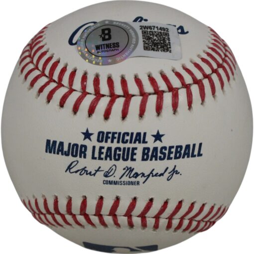 Hideki Matsui Autographed/Signed New York Yankees OML Baseball Beckett 50123