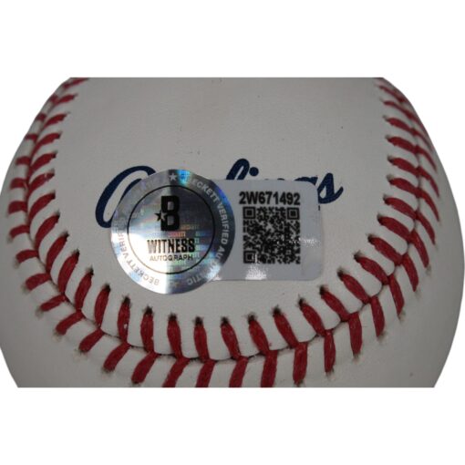 Hideki Matsui Autographed/Signed New York Yankees OML Baseball Beckett 50123