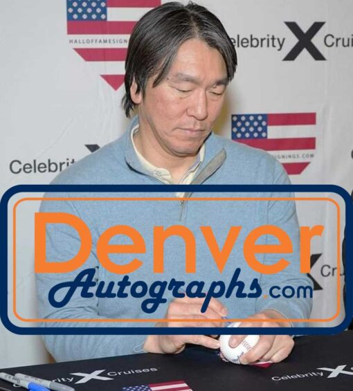 Hideki Matsui Autographed New York Yankees OML Baseball Beckett