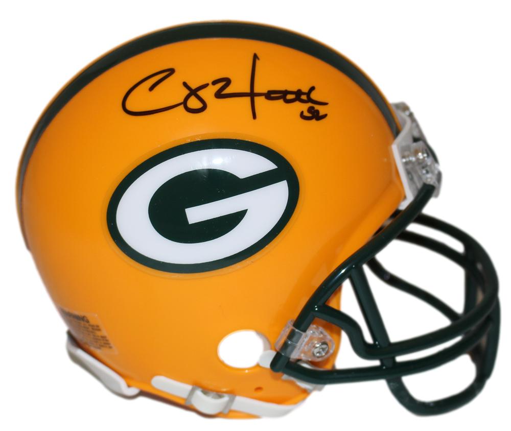 Clay Matthews Autographed Green Bay Packers VSR4 Mini Helmet JSA