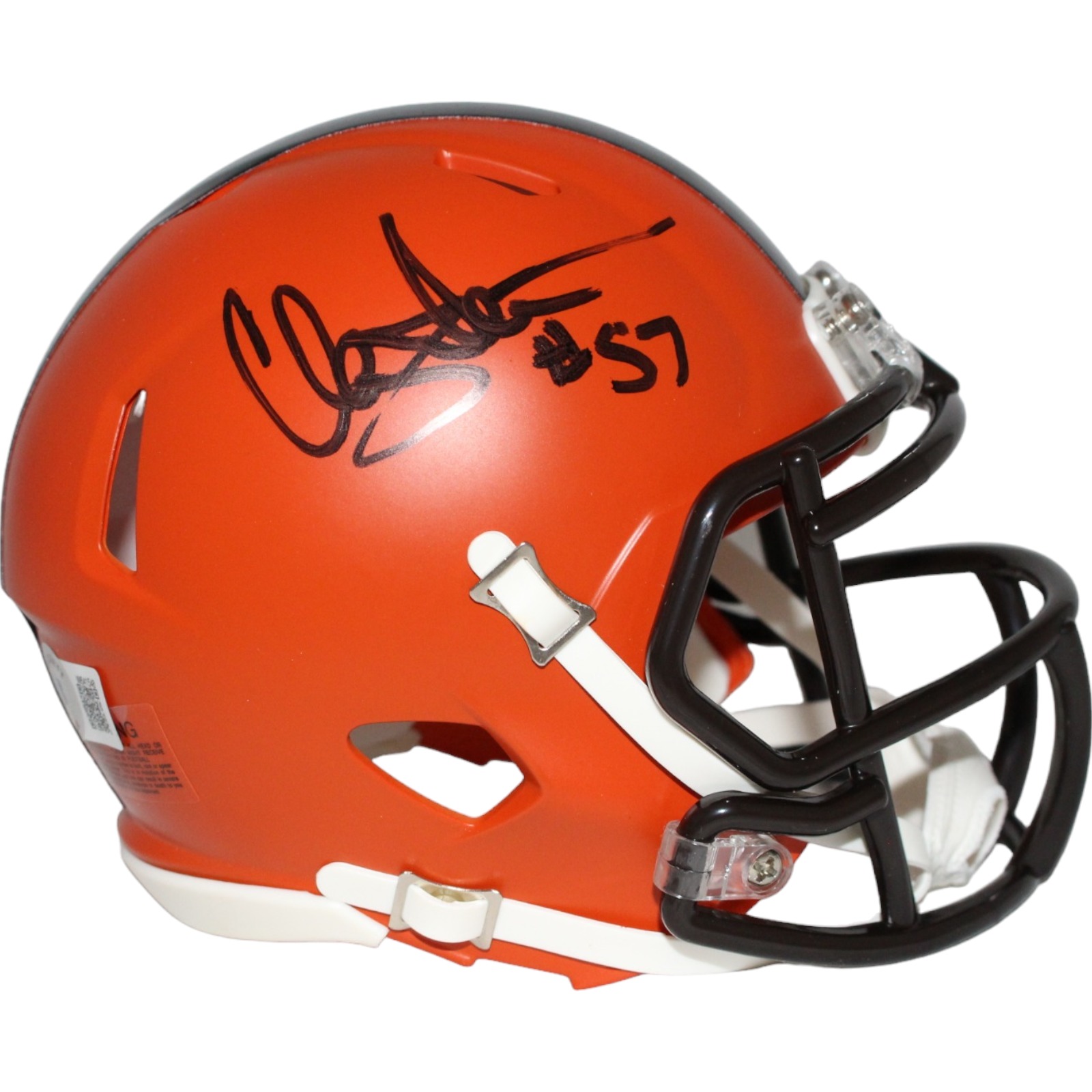 Clay Matthews Sr. Signed Cleveland Browns Mini Helmet Beckett