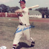 Eddie Matthews Autographed/Signed Milwaukee Braves 8x10 Photo JSA 27126 PF
