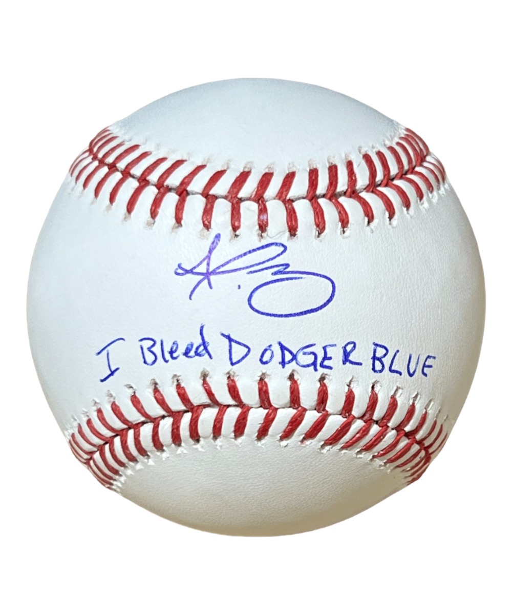 Dustin May Autographed ROMLB Baseball Los Angeles Dodgers I Bleed DB