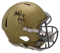 Michael Mayer Signed Note Dame Fighting Irish F/S Classic Helmet BAS