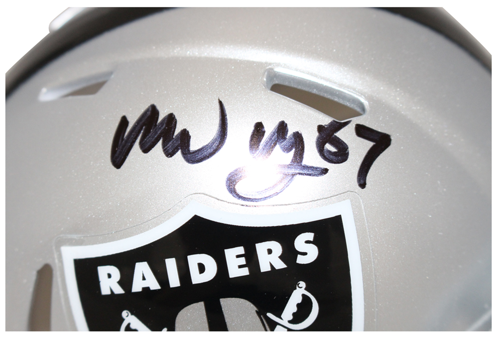 Michael Mayer Autographed Las Vegas Raiders Spd Mini Helmet Beckett