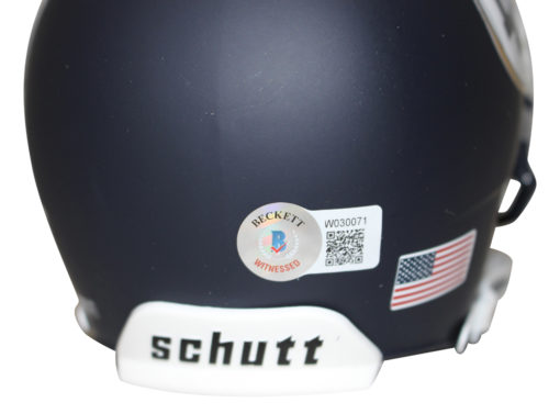 Michael Mayer Signed Notre Dame Fighting Irish Schutt Mini Helmet BAS