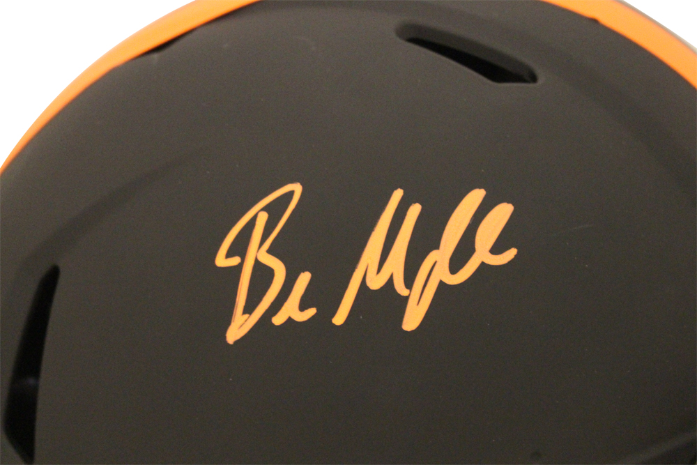 Baker Mayfield Signed Cleveland Browns Authentic Eclipse Helmet BAS 32420