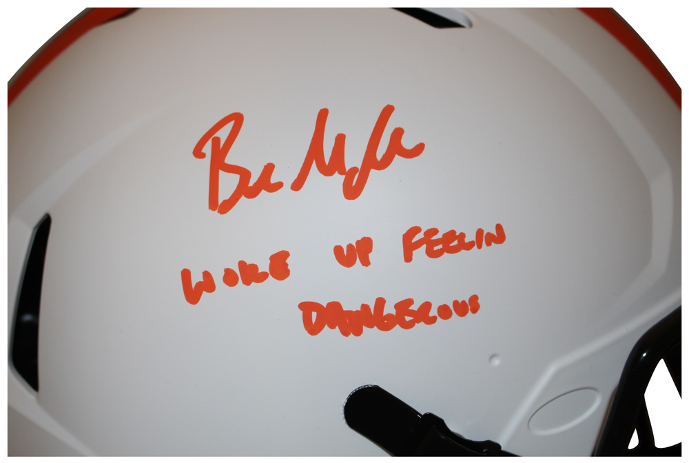 Baker Mayfield Signed Lunar Authentic Browns Helmet Woke Up Beckett
