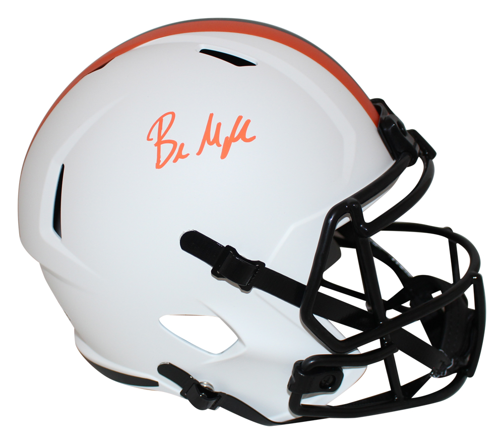 Baker Mayfield Autographed Cleveland Browns F/S Lunar Speed Helmet BAS 32426