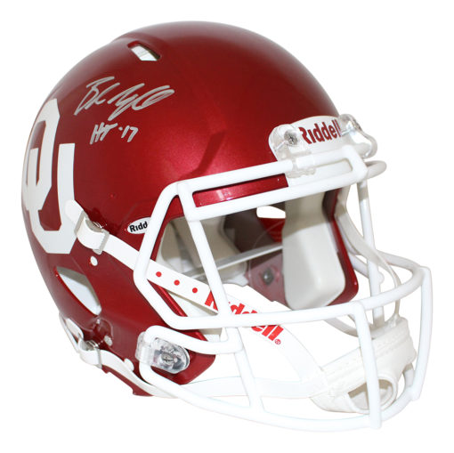 Baker Mayfield Signed Oklahoma Sooners Authentic Speed Helmet HT 26596