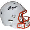 Baker Mayfield Autographed Cleveland Browns Flat White Replica Helmet BAS 26587