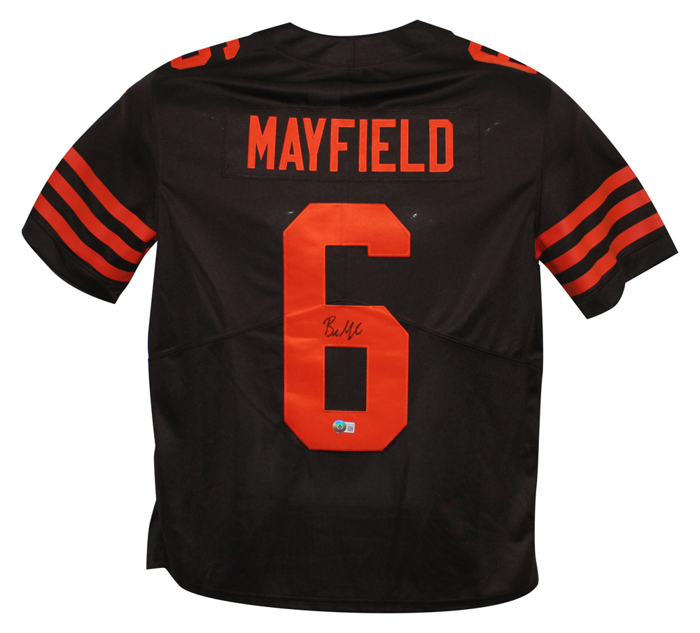 Baker Mayfield Signed Nike Vapor Limited Jersey Cleveland Browns Beckett