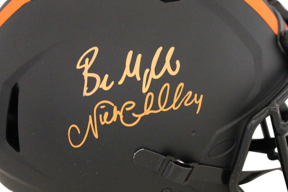 Baker Mayfield & Nick Chubb Browns Signed Authentic Eclipse Helmet BAS