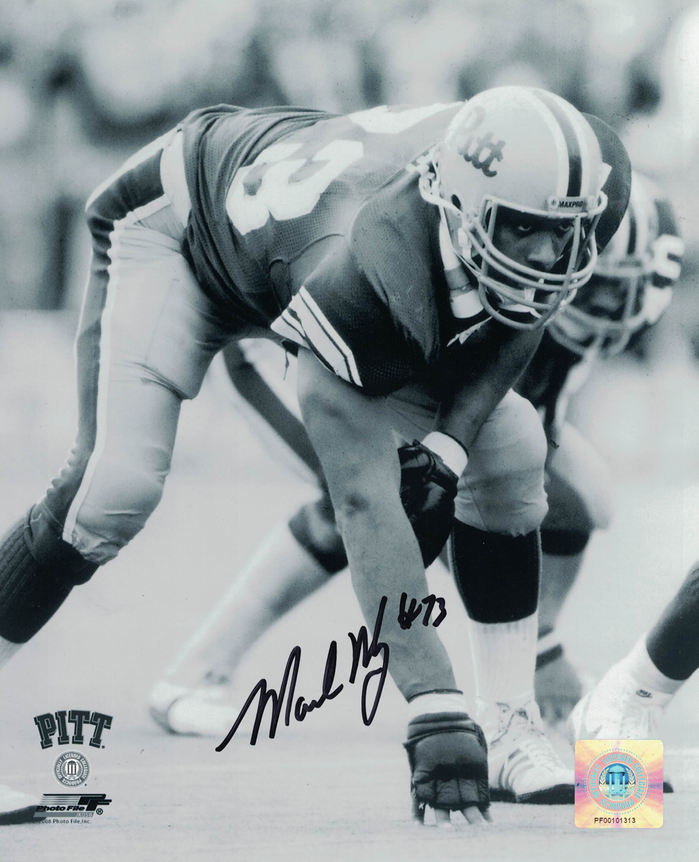 Mark May Autographed/Signed Pittsburgh Panthers 8x10 Photo 27870