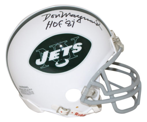 Don Maynard Autographed/Signed New York Jets Mini Helmet HOF Tristar 26657