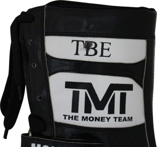 Floyd Mayweather Unsigned TMT TBE Black Left Boxing Shoe 12779