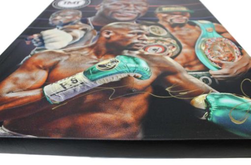 Floyd Mayweather Autographed/Signed Boxing 20"x24" Canvas 26372