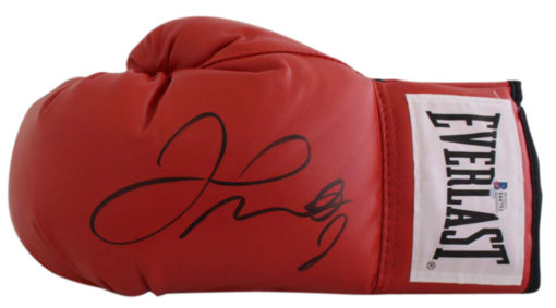 Floyd Mayweather Autographed Everlast Red Left Hand Boxing Glove BAS 11341