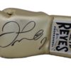 Floyd Mayweather Jr Signed Cleto Reyes Gold Left Hand Boxing Glove BAS 24963