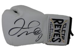 Floyd Mayweather Jr Signed Cleto Reyes White Left Hand Boxing Glove BAS 24968